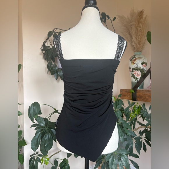 Y2K - Fairycore Asymmetrical Beaded Tank - Picture 4 of 12